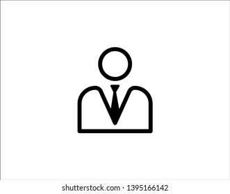 Manager Line icon- Vector