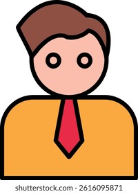 Manager Line Vector Icon Design