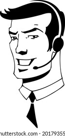 manager, man, call center