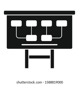 Manager network banner icon. Simple illustration of manager network banner vector icon for web design isolated on white background