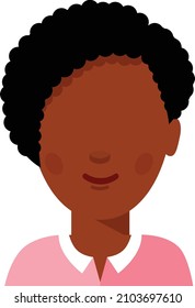Manager Office Worker Woman Avatar. 
Avatar of a women in colorful flat style.
