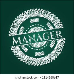  Manager on blackboard