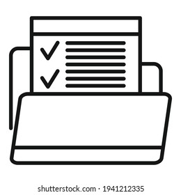 Icono de carpeta personal del administrador. Símbolo de vector de carpeta personal del Administrador de esquemas para diseño web aislado en fondo blanco