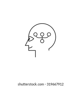 Manager profile icon white
