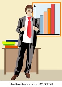 A manager reports about the successes.