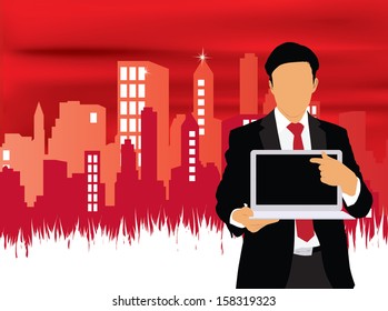 Manager. Vector