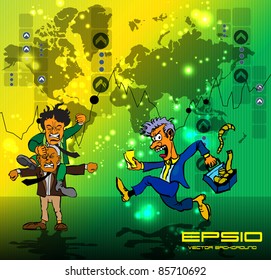 Manager. Vector illuatsration.