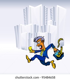Manager. Vector illuatsration