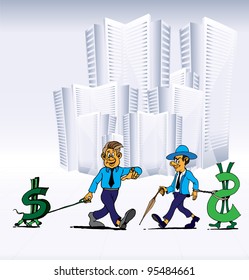 Manager. Vector illuatsration