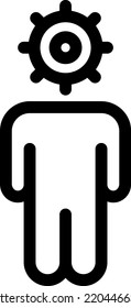 Manager Vektorgrafik auf transparentem Hintergrund.Premium-Qualität symmbols.Stroke Vektorsymbole für Konzept und Grafikdesign.