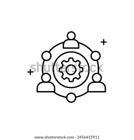 Managing Suppliers Icon Efficiently overseeing and coordinating relationships with suppliers to ensure quality, reliability, and sustainability in the supply chain