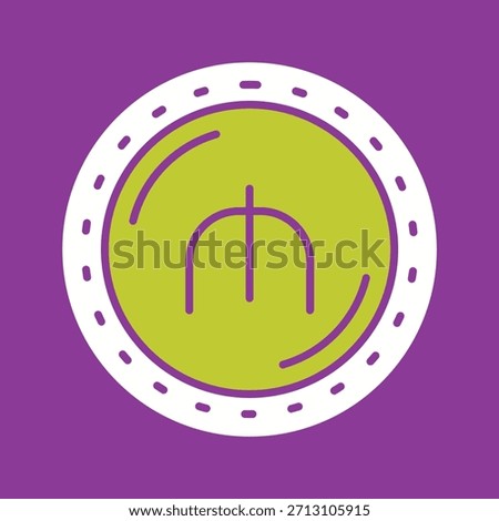 Manat Currency Creative Vector Graphic Icon