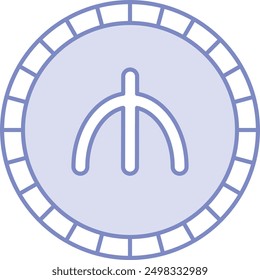 Manat Currency Icon for Azerbaijani and Turkmen Financial Transactions