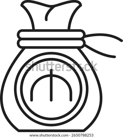 Manat Filled Style Icon Design