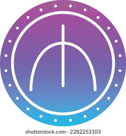 Manat vector icon. Can be used for printing, mobile and web applications.