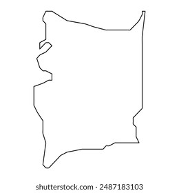 Manati map, administrative division of Puerto Rico. Vector illustration.