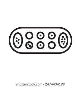 diseño de logotipo de Ilustración vectorial de iconos de mancala