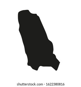 Manchester region map, country of Jamaica
