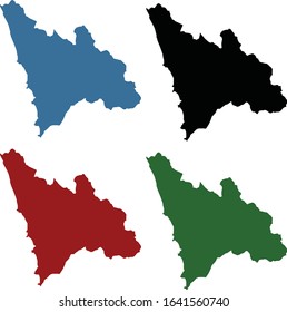 MANDAILING NATAL CITY MAP, NORTH SUMATRA, INDONESIA