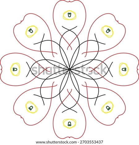 mandala 16 eps design multiple colour 