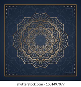 Mandala abstract background for book cover.