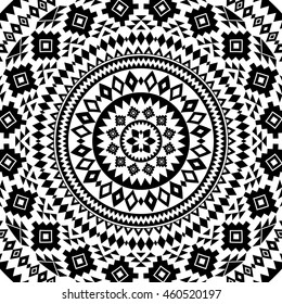 Mandala. Abstract circle vector geometric ornament.