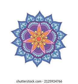 Mandala. Abstract decorative background. Islam, Arabic, ornament vector in illustration