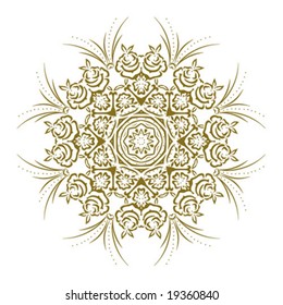 Mandala abstract floral