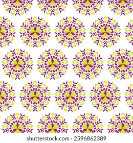Mandala abstract geometric ethnic seamless pattern design