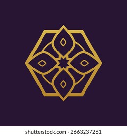 mandala abstract logo modern style