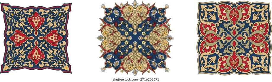 Mandala abstracto Motivo patrón Azulejo de diseño diferente para diferentes propósitos