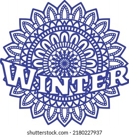 Mandala for adult coloring book,coloring page,print on product.