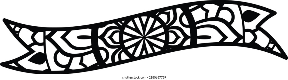 Mandala for adult coloring book,coloring page,print on product, laser cut, paper cut and so on. Vector illustration.

