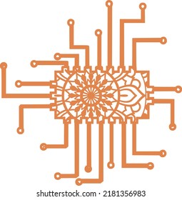 
Mandala for adult coloring book,coloring page,print on product, laser cut, paper cut and so on. Vector illustration.


