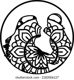 
Mandala for adult coloring book,coloring page,print on product, laser cut, paper cut and so on. Vector illustration.

