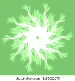 Mandala amazing lovely magian abstract object glow splash motion.