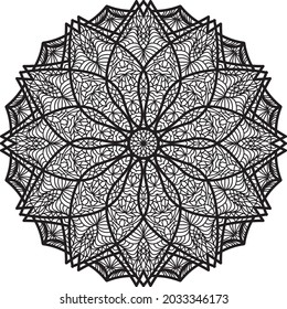 mandala anti stress coloring drawing relaxing meditation