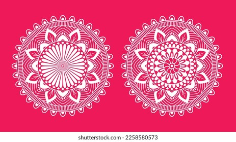 Mandala Antique decorative elements. Hand drawn background. Islamic, arabic, indian, ottoman motifs. Mandalas Vector EPS