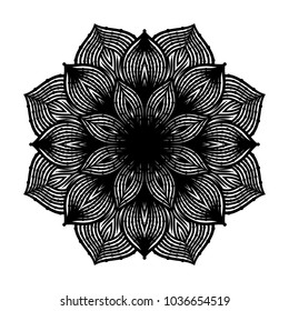 Mandala. Arabesque. Round pattern. Vector illustration.