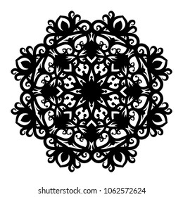 Mandala. Arabesque. Round pattern. Vector illustration.
