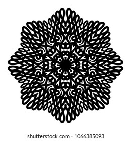 Mandala. Arabesque. Round pattern. Vector illustration.