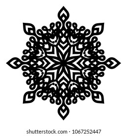 Mandala. Arabesque. Round pattern. Vector illustration.