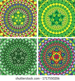 arte vectorial de diseño árabe mandala