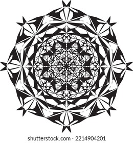 mandala art background tattoo yoga