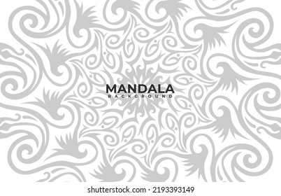 mandala art background with tribal ornament style, floral ornament background, Islamic art mandala