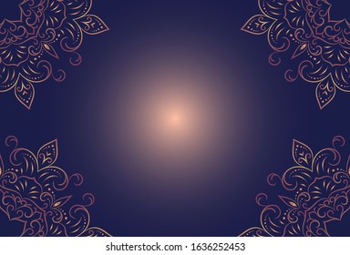 mandala art for background,decorative elements,Oriental pattern,vintage book cover,flyer,banner,wallpaper,brochure template