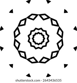 Mandala Art for Beginners Circular Pattern in the Form of a Mandala Decorative Ornament in Ethnic Oriental Style.