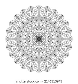 Mandala art, black lines in circle pattern, for coloring pages, kids meditation, adult meditation, art for kids, cards, scrapbook, clothing patterns, pillows, tshirts, tile patterns, backgrounds, etc