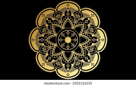 Arte de Mandala por Adobe illustrator