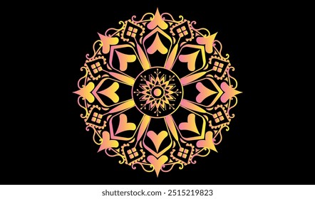 Mandala Art by Adobe Illustrator